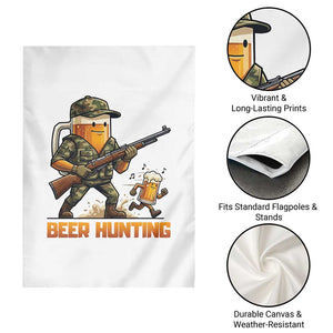 Beer Hunting Season Open Garden Flag Beer Hunter Brew Lover Humor