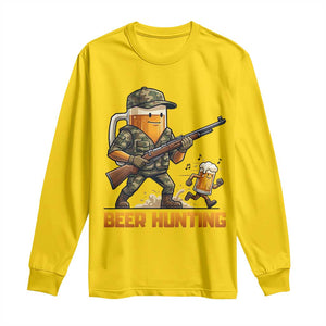 Beer Hunting Season Open Long Sleeve Shirt Beer Hunter Brew Lover Humor