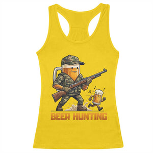 Beer Hunting Season Open Racerback Tank Top Beer Hunter Brew Lover Humor