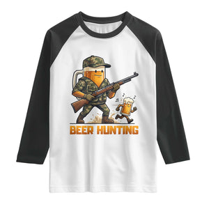 Beer Hunting Season Open Raglan Shirt Beer Hunter Brew Lover Humor