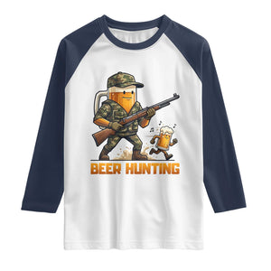 Beer Hunting Season Open Raglan Shirt Beer Hunter Brew Lover Humor
