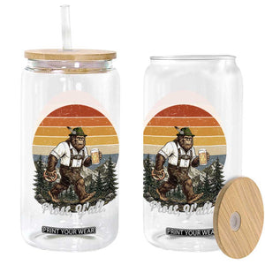 Prost Yall Bigfoot Glass Can Vintage Oktoberfest Beer Lover Sasquatch Gift
