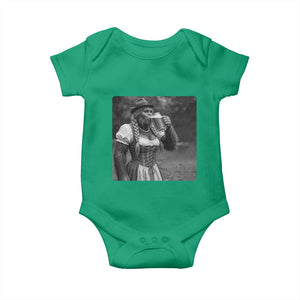 Bigfoot Oktoberfest Baby Onesie Vintage Dirndl German Beer Festival Humor