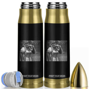 Bigfoot Oktoberfest Bullet Tumbler Vintage Dirndl German Beer Festival Humor