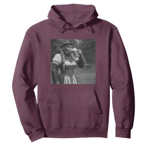 Bigfoot Oktoberfest Hoodie Vintage Dirndl German Beer Festival Humor