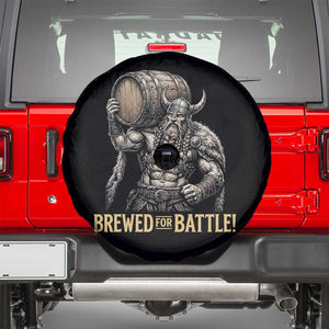 Vintage Viking Beer Drinker Warrior Gift Spare Tire Cover Brewed For Battle