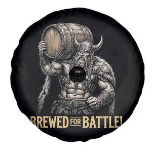Vintage Viking Beer Drinker Warrior Gift Spare Tire Cover Brewed For Battle