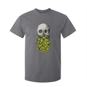 Vintage Craft Brewer Beer Lover Gift T Shirt For Kid Beer Hops Beard Skull