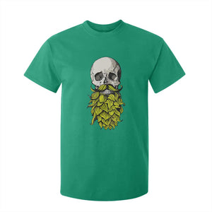Vintage Craft Brewer Beer Lover Gift T Shirt For Kid Beer Hops Beard Skull