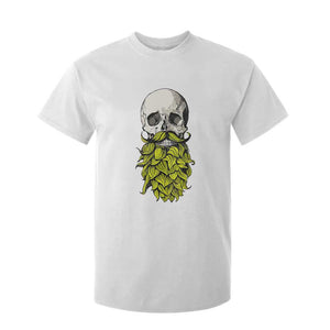 Vintage Craft Brewer Beer Lover Gift T Shirt For Kid Beer Hops Beard Skull