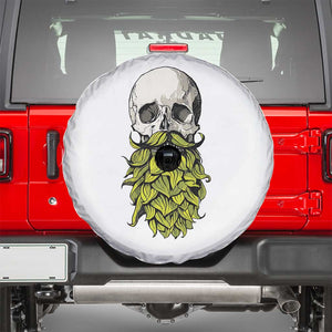 Vintage Craft Brewer Beer Lover Gift Spare Tire Cover Beer Hops Beard Skull