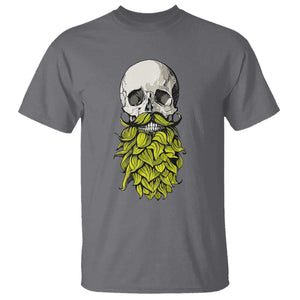 Vintage Craft Brewer Beer Lover Gift T Shirt Beer Hops Beard Skull