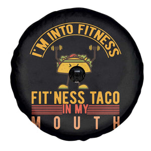 Tacos Lover Spare Tire Cover I Am Into Fitness Humor TS12 Print Your Wear