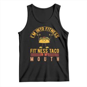 Tacos Lover Tank Top I Am Into Fitness Humor TS12 Black Print Your Wear