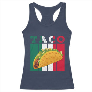 Tacos Lover Mexican Food Racerback Tank Top Funny Quote Gift TS12 Navy Print Your Wear