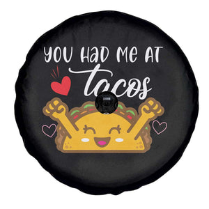 Funny Taco Lover Spare Tire Cover You Had Me At Tacos TS12 Print Your Wear