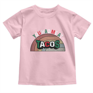 You Had Me At Tacos Toddler T Shirt Tacos Lover Gift TS12 Light Pink Print Your Wear