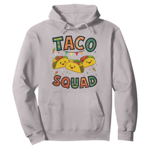 Taco Squad Hoodie Funny Mexican Food Lovers Gift TS12 Ice Gray Print Your Wear