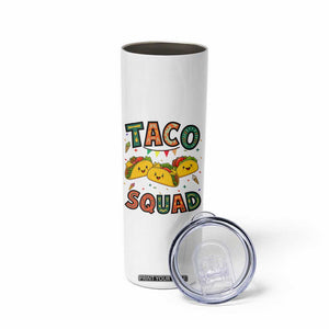 Taco Squad Skinny Tumbler Funny Mexican Food Lovers Gift TS12 Print Your Wear