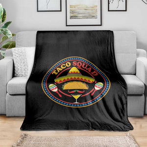 Taco Squad Throw Blanket Mexican Food Lovers Gift TS12 Print Your Wear