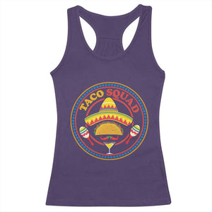 Taco Squad Racerback Tank Top Mexican Food Lovers Gift TS12 Purple Print Your Wear