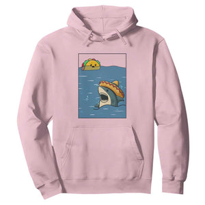Tacos Lover Hoodie Funny Shark Humor Foodie Gift TS12 Light Pink Print Your Wear
