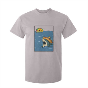 Tacos Lover T Shirt For Kid Funny Shark Humor Foodie Gift TS12 Ice Gray Print Your Wear