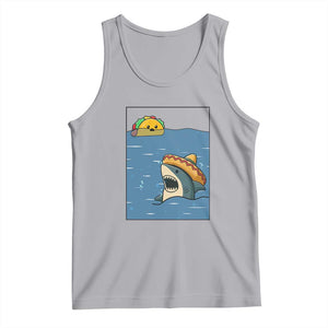 Tacos Lover Tank Top Funny Shark Humor Foodie Gift TS12 Athletic Heather Print Your Wear