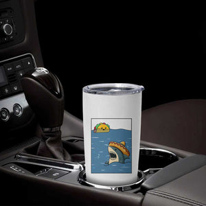 Tacos Lover Tumbler Cup Funny Shark Humor Foodie Gift TS12 Print Your Wear