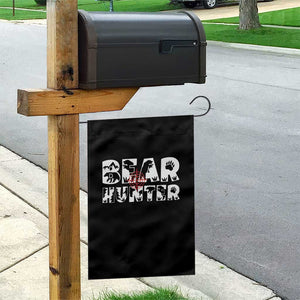 Bear Hunter Garden Flag Outdoor Adventure Gift TS12 Print Your Wear