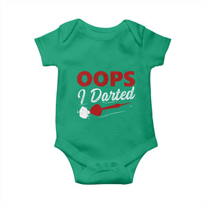 Dart Player Sarcasm Gift Baby Onesie Funny Oops I Darted TS12 Irish Green Print Your Wear