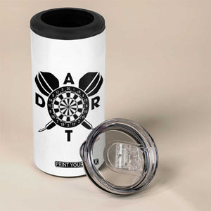 Vintage Dartboard Gift Idea For Dart Lover 4 in 1 Can Cooler Tumbler TS12 Print Your Wear