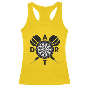 Vintage Dartboard Gift Idea For Dart Lover Racerback Tank Top TS12 Daisy Print Your Wear