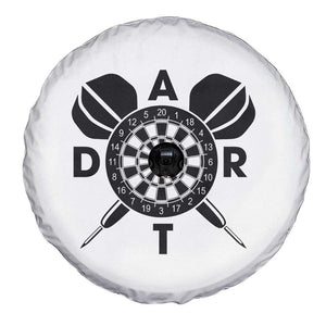 Vintage Dartboard Gift Idea For Dart Lover Spare Tire Cover TS12 Print Your Wear