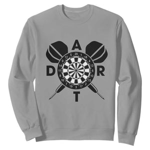 Vintage Dartboard Gift Idea For Dart Lover Sweatshirt TS12 Sport Gray Print Your Wear