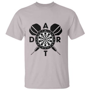 Vintage Dartboard Gift Idea For Dart Lover T Shirt TS12 Ice Gray Print Your Wear
