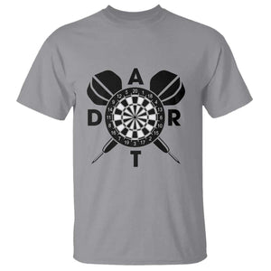 Vintage Dartboard Gift Idea For Dart Lover T Shirt TS12 Sport Gray Print Your Wear