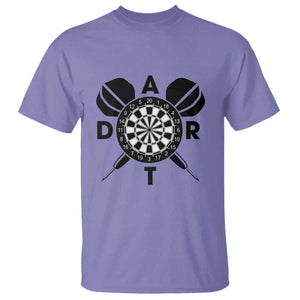 Vintage Dartboard Gift Idea For Dart Lover T Shirt TS12 Violet Print Your Wear