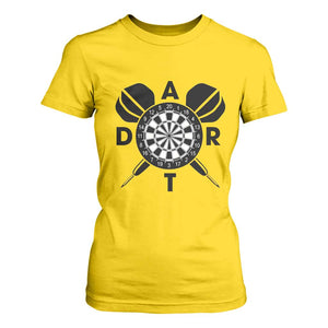 Vintage Dartboard Gift Idea For Dart Lover T Shirt For Women TS12 Daisy Print Your Wear