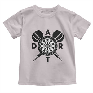 Vintage Dartboard Gift Idea For Dart Lover Toddler T Shirt TS12 Ice Gray Print Your Wear