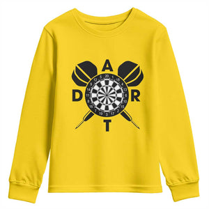 Vintage Dartboard Gift Idea For Dart Lover Youth Sweatshirt TS12 Daisy Print Your Wear