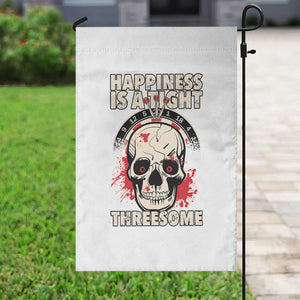 Happiness Is a Tight Threesome Garden Flag Gothic Dart Player Gift TS12 Print Your Wear