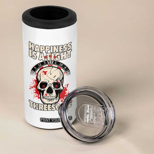 Happiness Is a Tight Threesome 4 in 1 Can Cooler Tumbler Gothic Dart Player Gift TS12 Print Your Wear