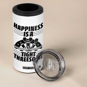Dirty Joke Darts Gift 4 in 1 Can Cooler Tumbler Darts Happiness Is A Tight Threesome TS12 Print Your Wear