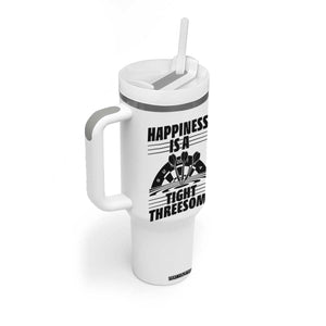 Dirty Joke Darts Gift Tumbler With Handle Darts Happiness Is A Tight Threesome TS12 Print Your Wear