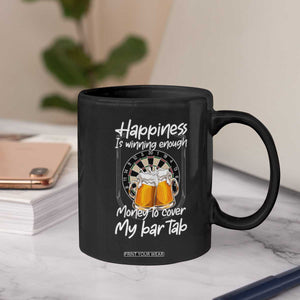 Bar Tab Darts Player Gift Coffee Mug Winning Money To Cover My Bar Tab TS12 Print Your Wear