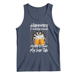 Bar Tab Darts Player Gift Tank Top Winning Money To Cover My Bar Tab TS12 Navy Print Your Wear