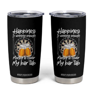 Bar Tab Darts Player Gift Tumbler Cup Winning Money To Cover My Bar Tab TS12 Black Print Your Wear