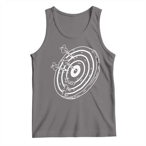 Funny Dirty Humor Dart Player Tank Top Just The Tip TS12 Deep Heather Print Your Wear