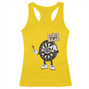 Just The Tip Quote Racerback Tank Top Dirty Humor Dartist Gift TS12 Daisy Print Your Wear